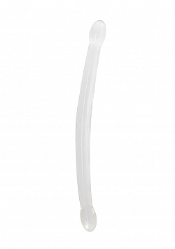 17'' / 42cm Non Realistic Double Dildo - Transparent