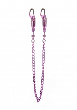 Helix Nipple Clamps - Purple