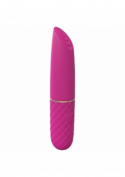 LoveLine - Beso - Mini lápiz labial vibratorio de 10 velocidades - Silicona - Recargable - Resi