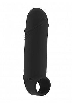 No.35 - Stretchy Thick Penis Extension - Black