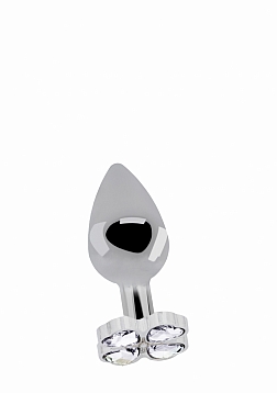 Lucky Diamond Plug - 2.75 Inch - Silver