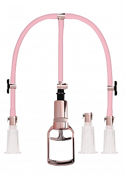 Clitoral & Nipple Pump Set Medium - Rose Gold